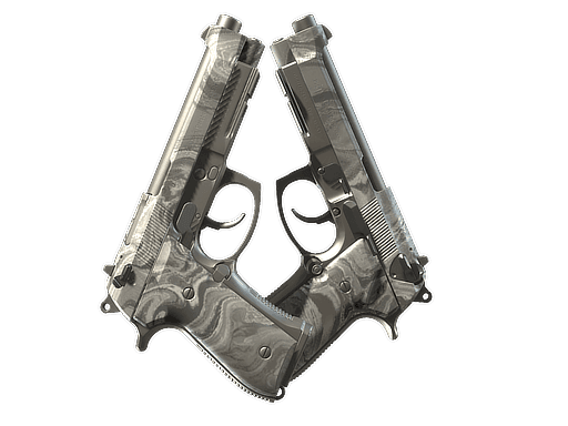 Dual Berettas | Silver Pour